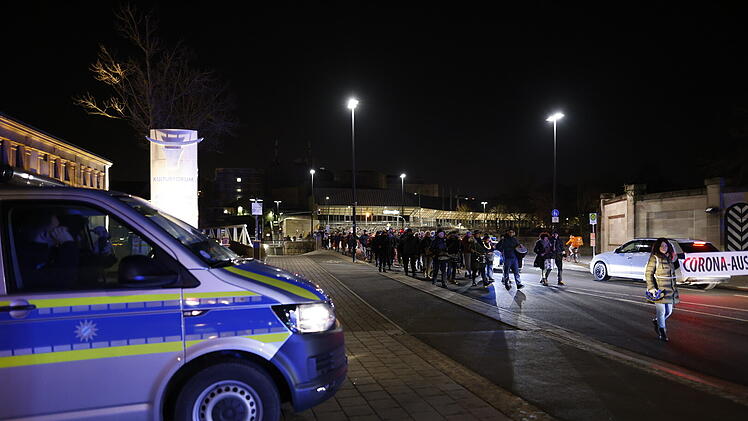 Corona-Protest in Fürth