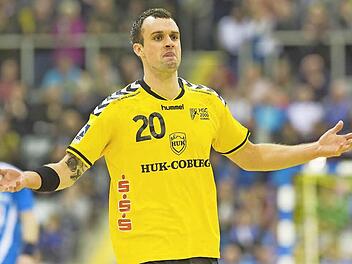 Florian Billek liegen derzeit mehrere Offerten vor. Der Coburger Rechtsaußen hat noch einen Vertrag bis Ende der laufenden Saison beim HSC 2000 Coburg. Foto: CT-Archiv