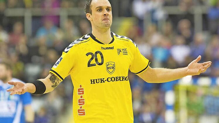 Florian Billek liegen derzeit mehrere Offerten vor. Der Coburger Rechtsaußen hat noch einen Vertrag bis Ende der laufenden Saison beim HSC 2000 Coburg. Foto: CT-Archiv