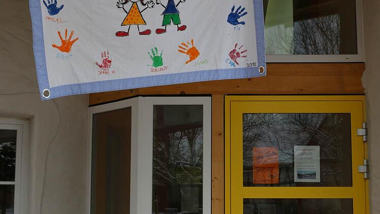 Eingang zum Kindergarten in Kleukheim
