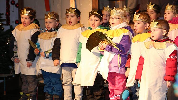 Die Kinder spielten kleine Sterne. Foto: Andreas Brandl