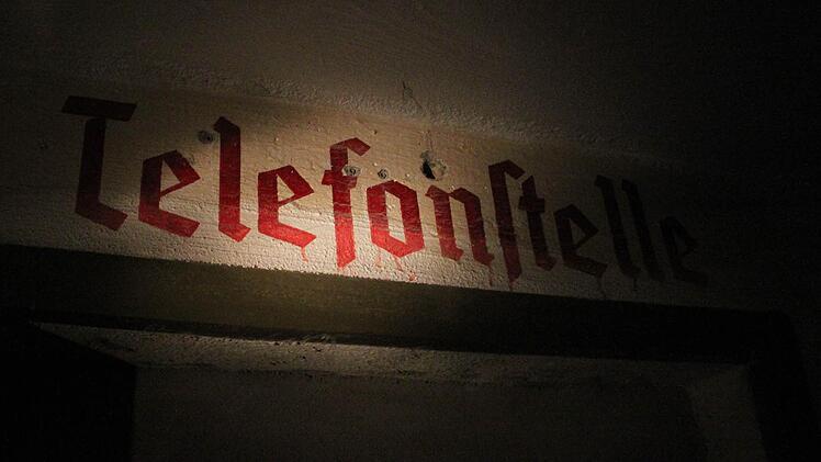 Auch eine Telefonstelle befand sich in Kriegszeiten in einem der Bunker. Foto: Jürgen Gärtner