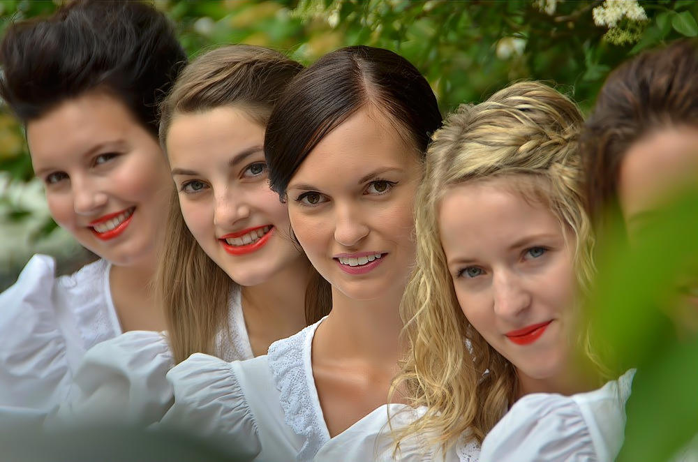 Presse Fotoshooting des Jungbauernkalenders 2013