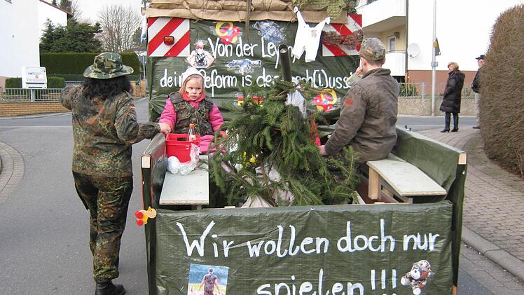 Die Erlauer Reservisten zeigten die Von-der-Leyen-Kita für den Kampfeinsatz.