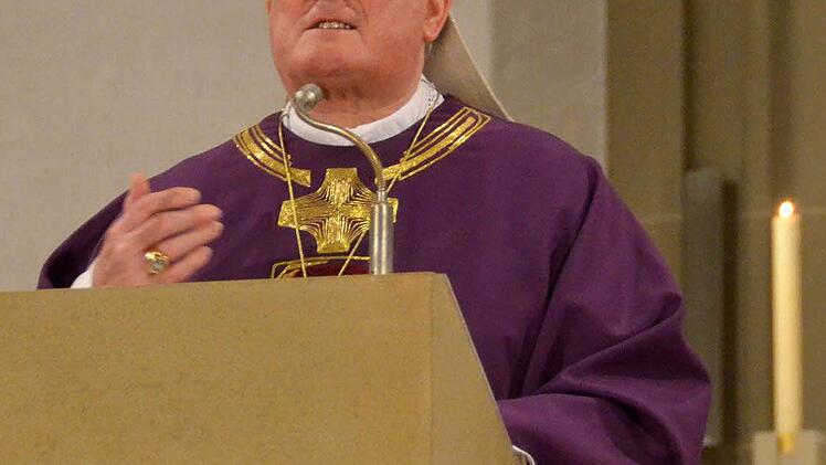 Besuch des Bischofs in Bad Kissingen. Foto: Peter Rauch