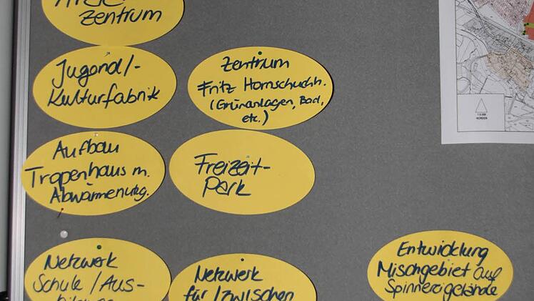 Auch Ideen wurden festgehalten. Foto: Jürgen Gärtner