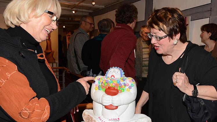 Kunstausstellung zum Thema "Opulent" des Kulmbacher Kunstvereins. Foto: Dagmar Besand