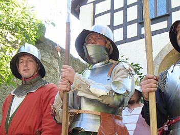 Lagerleben auf der Burg Zwernitz. Fotos: Katharina Müller-Sanke