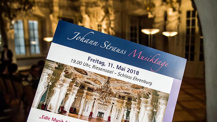 Das Philharmonische Blechbläserquintett Coburg beeindruckte zu Zuhörer beim Auftaktkonzert der Strauss-Musiktage im Riesensaal der Ehrenburg.Foto: Jochen Berger