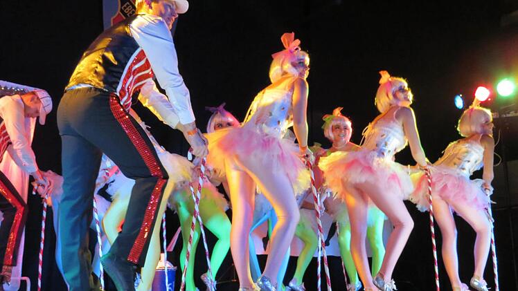 Eine Menge geboten war beim Showtanz-Festival in Ebenhausen. Foto: Doris Bauer