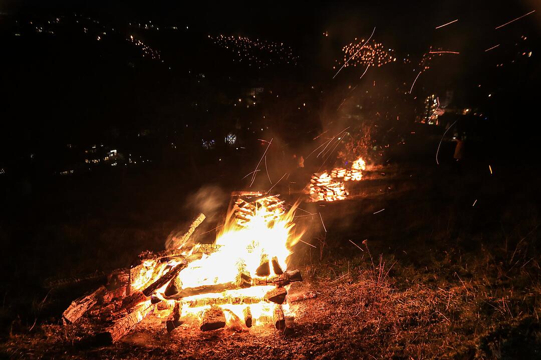 Feuerspektakel in der Fränkischen Schweiz
