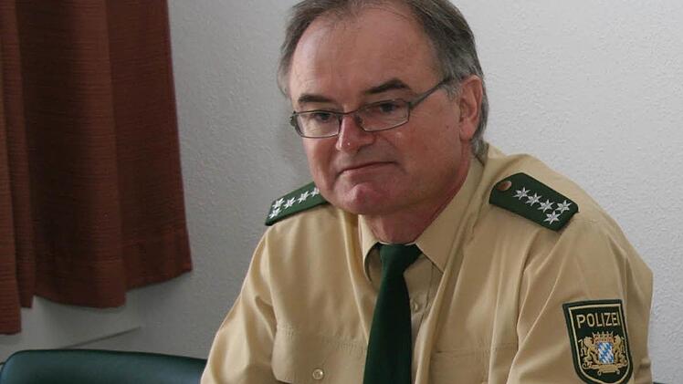 Kulmbachs Polizeichef Gerhard Renk geht in wenigen Tagen in den Ruhestand. Foto: Archiv