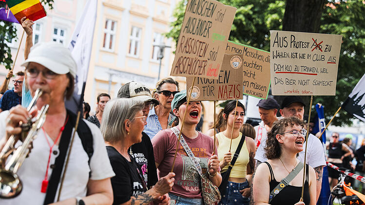 Proteste gegen AfD-Veranstaltung in Bamberg