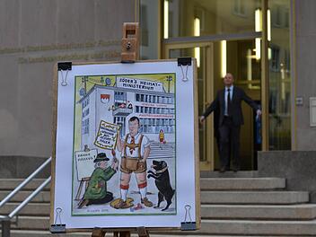 Das neue Heimatministerium in Öl - gemalt von Rudolf Lumm. Foto: Pelke