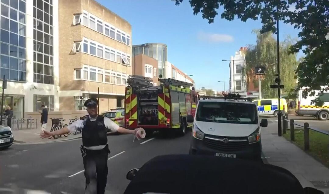 Explosion in Londoner U-Bahn