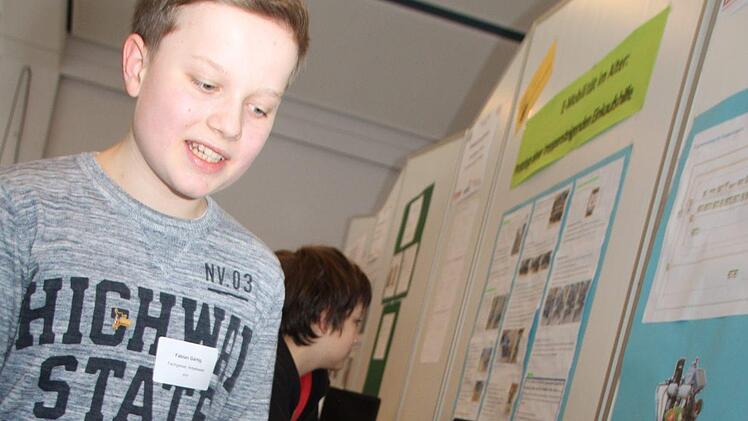 Der treppensteigende Einkaufswagen - entwickelt von Fabian Gärtig vom Clavius-Gymnasium Bamberg.Foto: Katrin Geyer