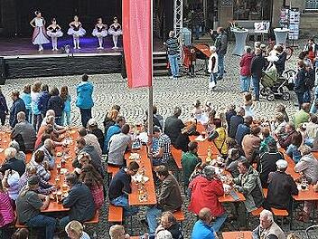 In Teuschnitz wird wieder gefeiert. Unser Bild zeigt das Altstadtfest-Treiben im Jahr 2018.