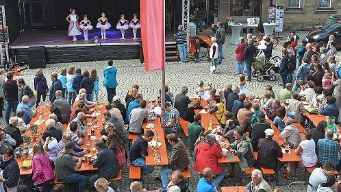 In Teuschnitz wird wieder gefeiert. Unser Bild zeigt das Altstadtfest-Treiben im Jahr 2018.