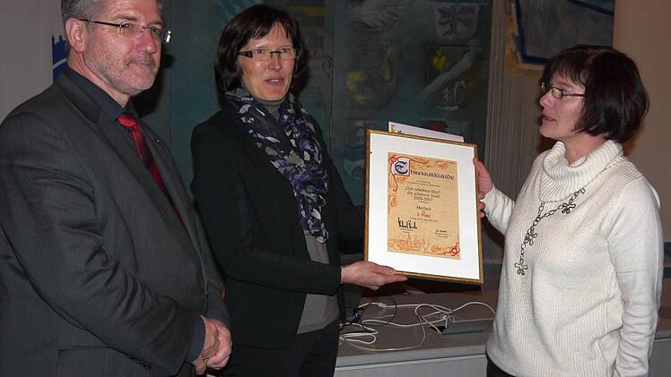 Urkunde für Platz 3: Merlach.