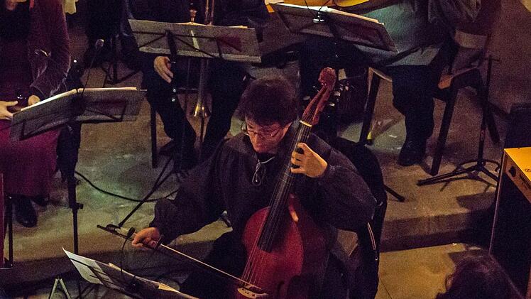 Stimmungsvolle Klänge zur Advents- und Weihnachtszeit: Der Melchior-Franck-Kreis Coburg unter seinem Leiter Knut Gramß gestaltete eine Abendmusik in der St.-Nikolaus-Kapelle am Rosengarten.Foto: Jochen Berger