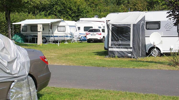 Auf dem Camping-Platz in Kothen läuft die Saison gut. In Bad Kissingen sieht es nicht ganz so rosig aus. Das Pächter-Paar erklärt, warum. Foto: Carmen Schmitt