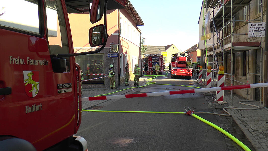 Zeil: Dachstuhlbrand in Altstadt