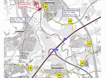 Verkehrsbehinderungen durch Brückenneubauten in Nürnberg und Schwabach