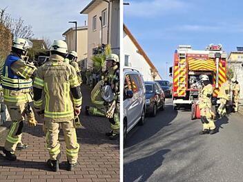 Bamberger Feuerwehr zu Rauchentwicklung in Siedlung alarmiert