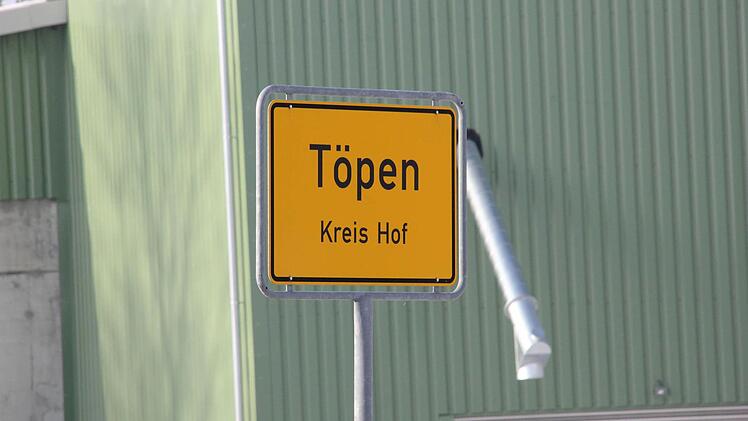 Ortsschild Töpen Foto: Matthias Litzlfelder