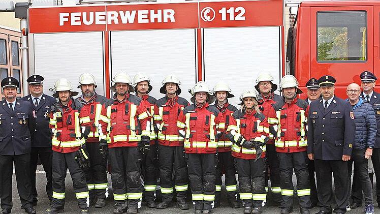 Diese Gruppe der Feuerwehr Nordhalben legte die Leistungspr&uuml;fung in technischer Hilfeleistung ab.