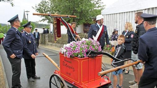 Die alte Feuerwehrspritze
