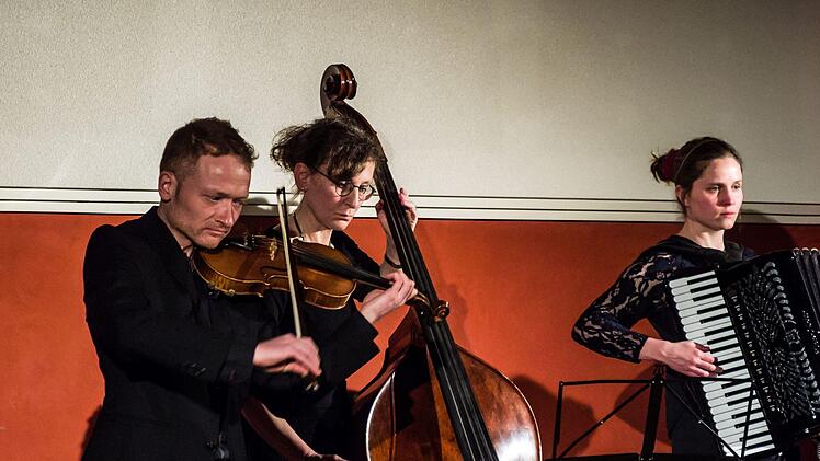 Impressionen vom Auftritt des Klezmer-Quartetts Sher on a Shier in CoburgFoto: Jochen Berger