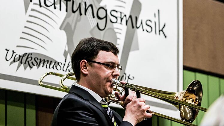 Daniel Härich beeindruckte mit einem Posaunen-Ländler.Foto: Jochen Berger