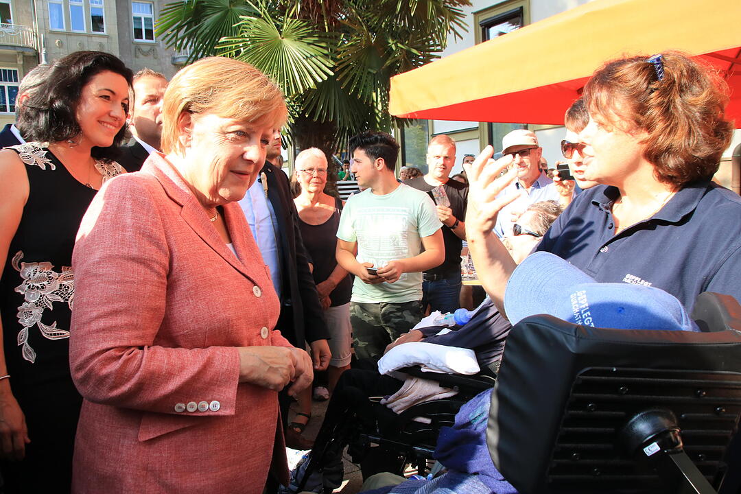 Angela Merkel zu Besuch in Bad Kissingen