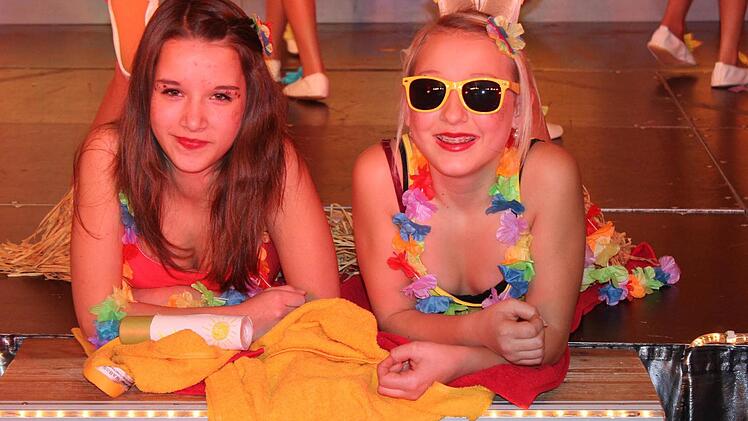 Zwei Strandgirls