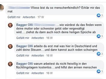 Beispiele für Posts, die Oliver Fell auf Facebook geteilt hat. Screenshot: Ulrike Müller