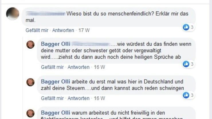 Beispiele für Posts, die Oliver Fell auf Facebook geteilt hat. Screenshot: Ulrike Müller