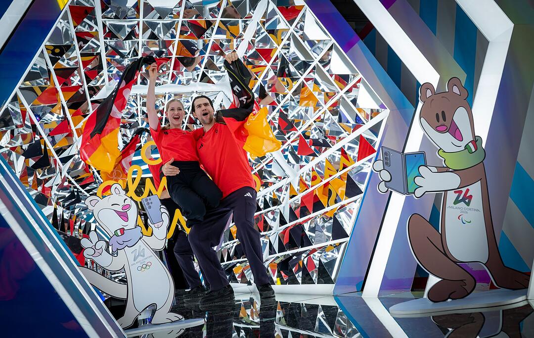 Olympia Einkleidung Sportler