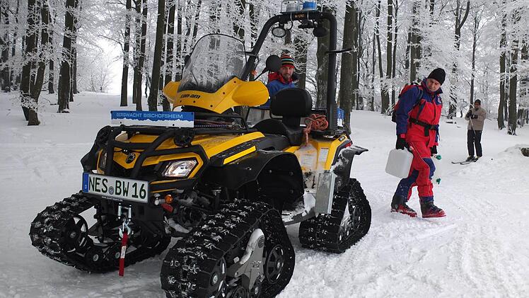 Die Bergwacht musste am Mittwoch Skifahrer aus dem Sessellift am Feuerberg bergen. Foto: Klaus Neumann