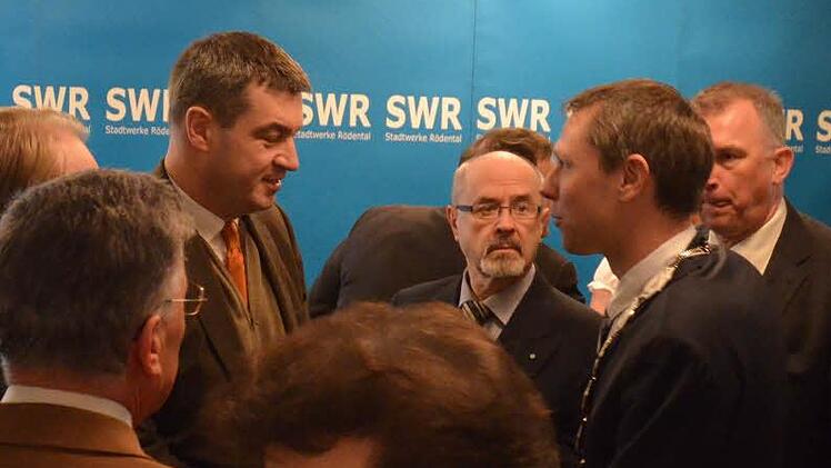 Finanz- und Heimatminister Markus Söder (CSU) in RödentalFoto: Rainer Lutz