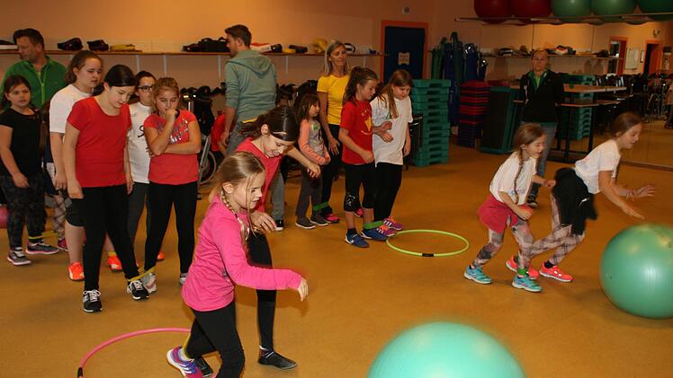 Bewegung war angesagt beim Mitarbeiter-Kindertag. Foto: Desombre
