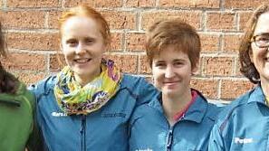 Die TTC-Damen belegten bei der bayerischen Pokalmeisterschaft der auf Bezirksebene vertretenen Teams den dritten Platz. Von links: Sonja Derfuß, Sarah Kinner, Melanie Schenkl und Petra Rubin.  Foto: Hans Franz