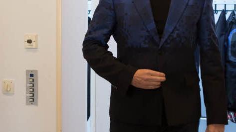 Thomas Gottschalk kommt zur Presse. Foto: Barbara Herbst