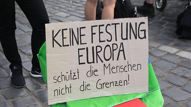 Demo in CoburgWolfgang Weiß