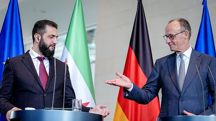 Syriens &Uuml;bergangspr&auml;sident Ahmed al-Scharaa besucht Berlin