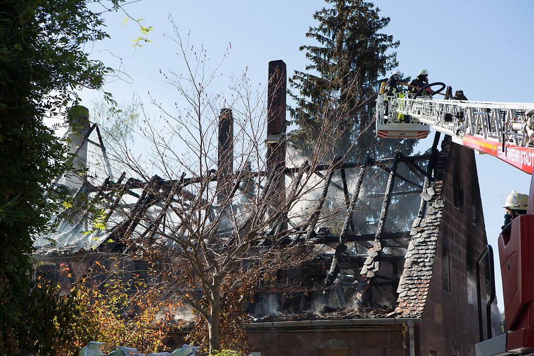 Geplantes Museum stand in Flammen