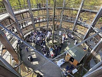 10 Jahre Baumwipfelpfad: So sch&ouml;n war das Jubil&auml;umsfest