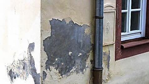 Bei genauerem Hinsehen zeigt das Palais Erthal außen wie innen Sanierungsbedarf. Foto: Mäuser