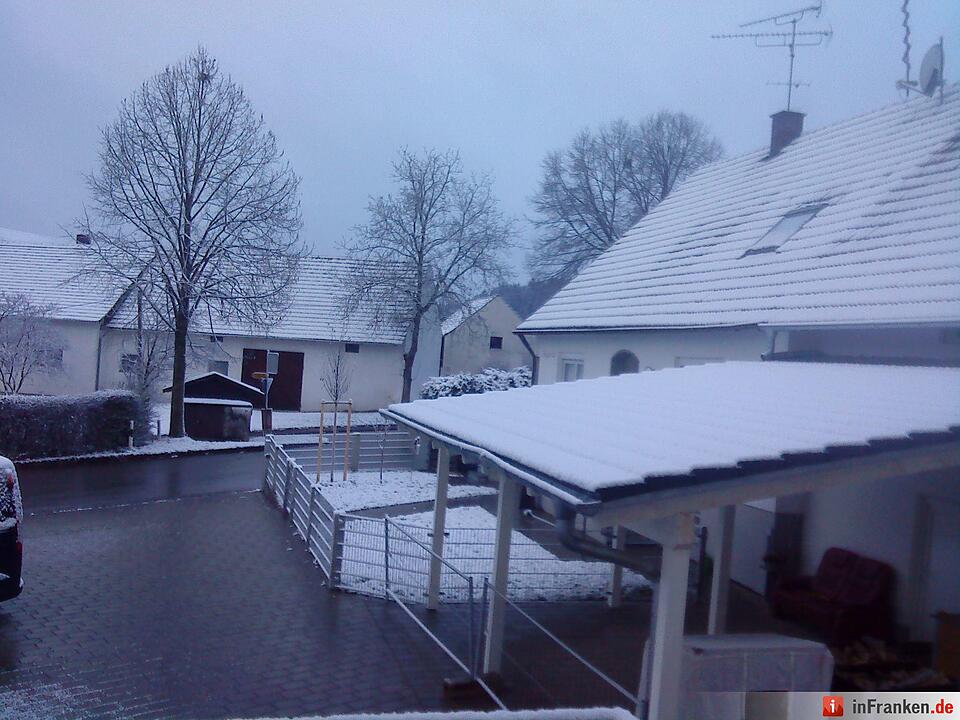Schnee in Franken