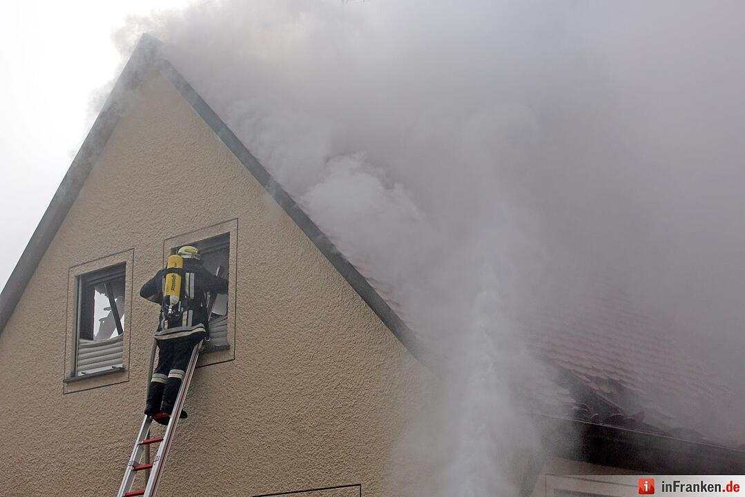 Brand in Wohnhaus in Schönbrunn